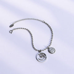 Lucky Vibes – 18K Gold Smiley Face GOOD LUCK Bracelet