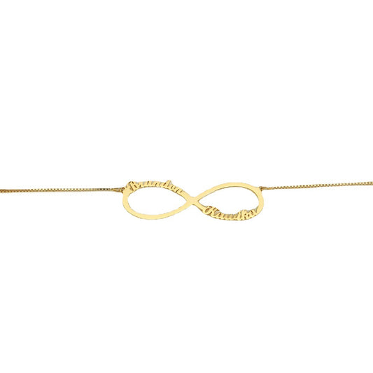 Infinity Customizable Name Necklace for Women - Argesteel