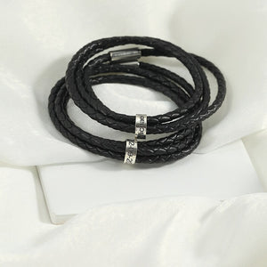 Multi-Layer Braided Customizable Name Bracelet - Argesteel