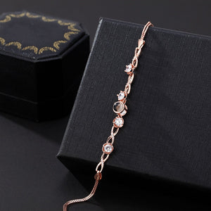 Customized Infinity Symbol Photo Projection Bracelet for Women - Argesteel