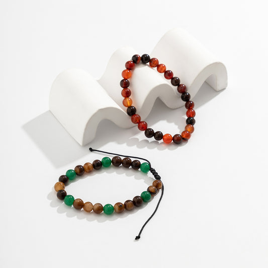 Double Layer Beaded Bracelet for Women - Argesteel