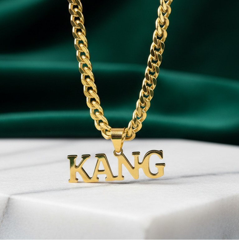 Customized Chunky Cuban Link Name Necklace for Women - Argesteel