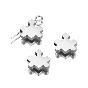 Custom Puzzle Piece Necklace – Engraved Personalized | Argesteel