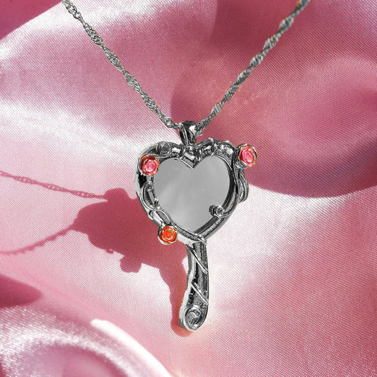 Barbie Magic Mirror Flower Necklace - Argesteel