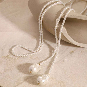 Aurora Pearl Gold Pearl Necklace β 18K Gold Beaded Luxury Design