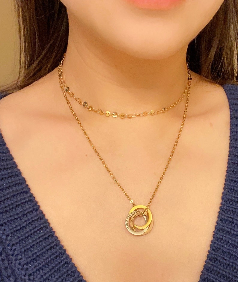 Gold Plated Custom Name Pendant Necklace – Personalised - Argesteel