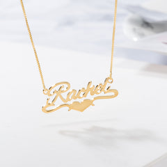 Custom name necklace in 925 sterling silver personalized design