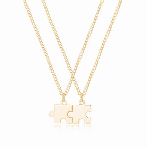 Custom Puzzle Piece Necklace – Engraved Personalized | Argesteel