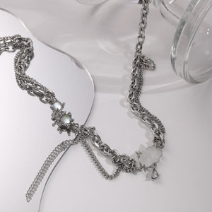 Cloud Pendant Moonstone Tassel Necklace for Women - Argesteel