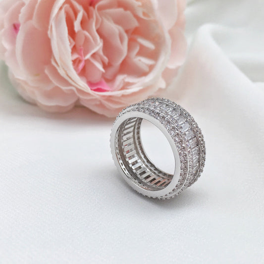 Donut Diamond Ring for Women - Argesteel