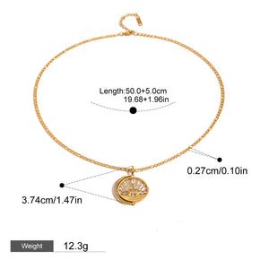 18K Gold Evil Eye Diamond Necklace for Women - Argesteel