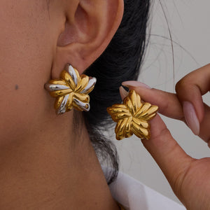18K Gold Star & Shell Jewelry Set - Argesteel