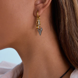 Heart Lock Earrings for Women - Argesteel