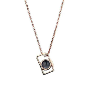Vintage Camera Projection Necklace β Retro Vision Memory Keeper