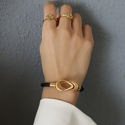 Oval Buckle Bracelet for Women - Argesteel