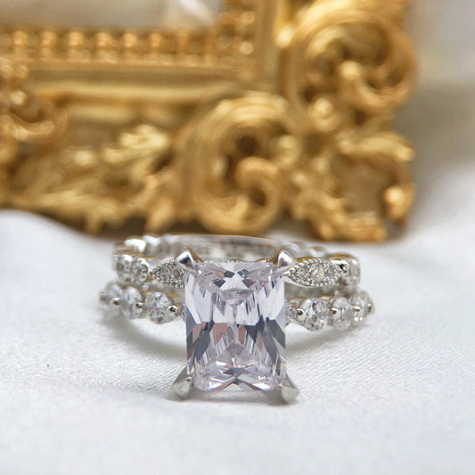 Full Zirconia Ring – 18K Gold Plated - Argesteel