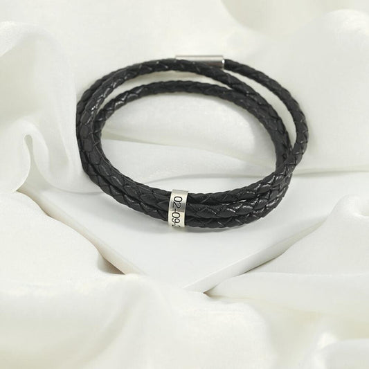 Multi-Layer Braided Customizable Name Bracelet - Argesteel
