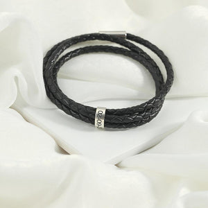 Multi-Layer Braided Customizable Name Bracelet - Argesteel