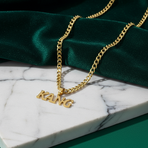 Customized Chunky Cuban Link Name Necklace for Women - Argesteel