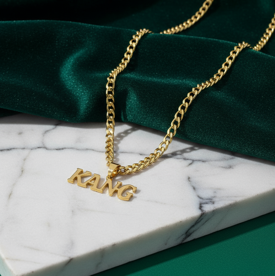 Customized Chunky Cuban Link Name Necklace for Women - Argesteel