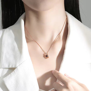 Hollow Camera Projection Necklace for Women - Argesteel