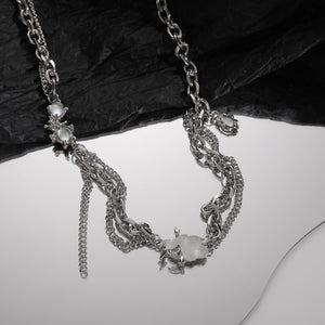 Cloud Pendant Moonstone Tassel Necklace for Women - Argesteel