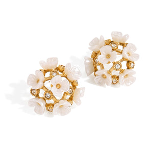 Gemstone & Flower Earrings for Women - Argesteel