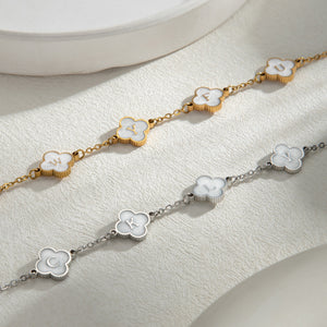 Custom Mother of Pearl Clover Necklace and Sets for Elegant Personalization - Argesteel