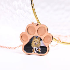 Customizable silver kitten pendant for pet remembrance