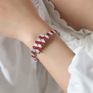 Celestia Gem Bracelet - Luxury 18K Gold with Dazzling Zircon Details