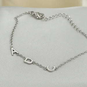 Signature Whisper β Personalized Custom Name Simple Style Bracelet