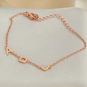 Signature Whisper β Personalized Custom Name Simple Style Bracelet