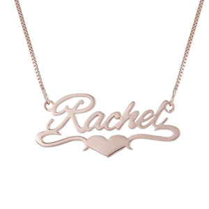 Classic Custom Name Necklace – Personalized Silver Name Necklace 925 Jewelry Gift