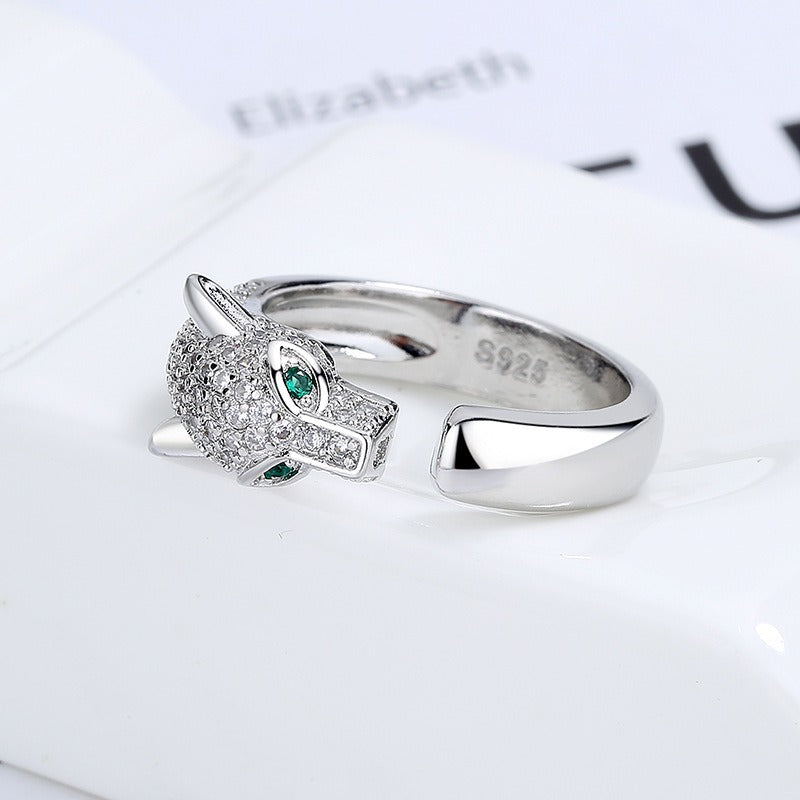Panther Head Diamond Ring for Women - Argesteel