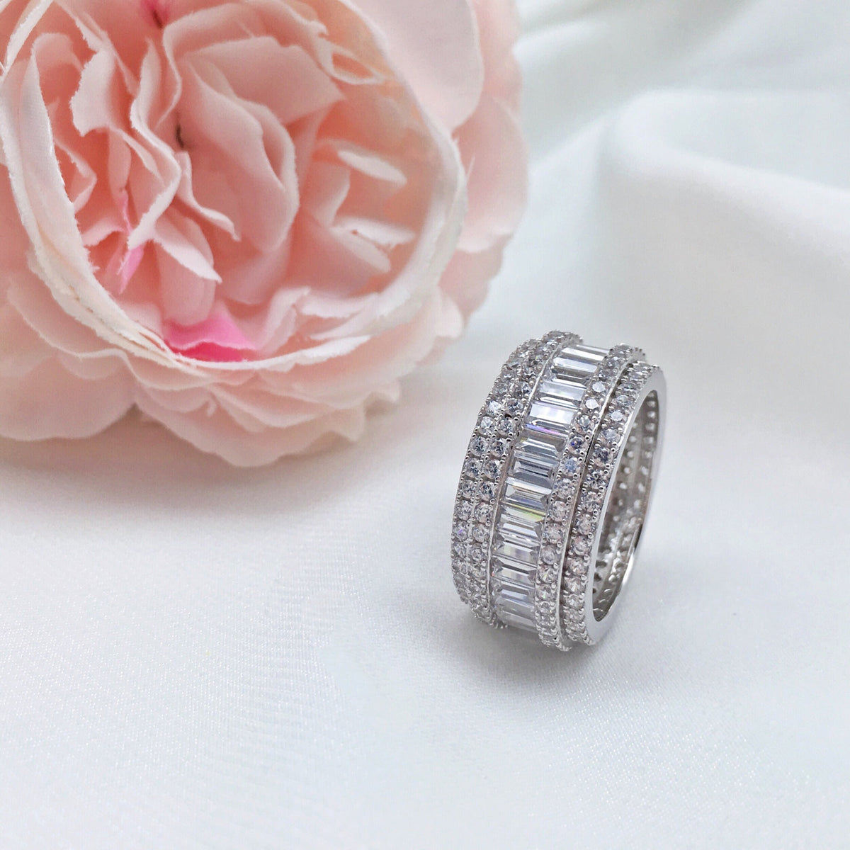 Donut Diamond Ring for Women - Argesteel