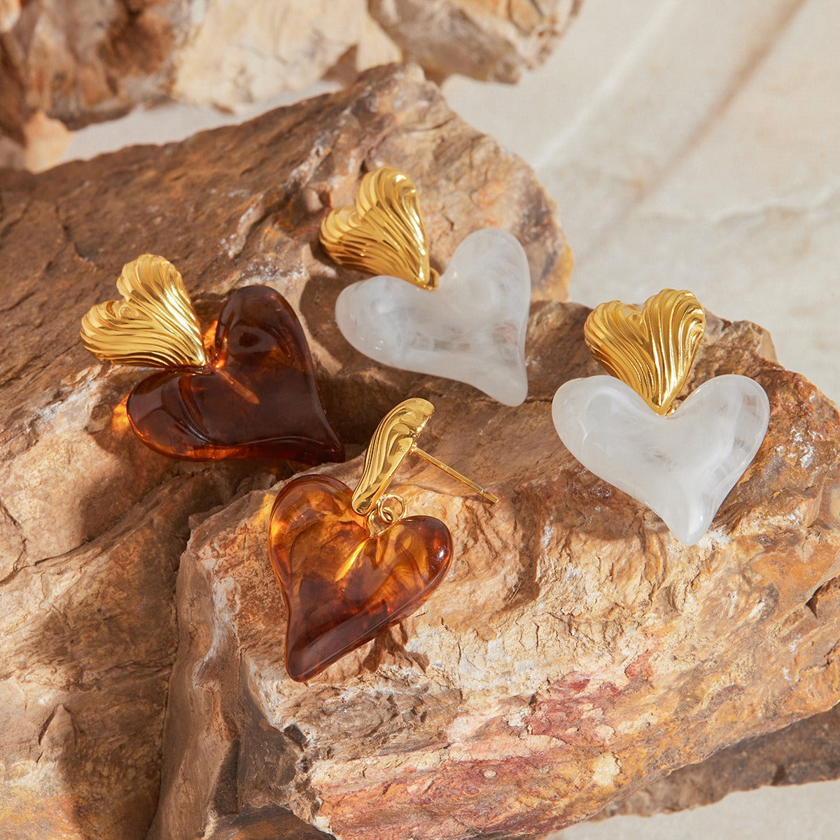 Heart Earrings for Women - Argesteel