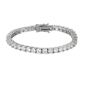 Eternal Sparkle β Pure S925 Silver Full Diamond Tennis Bracelet