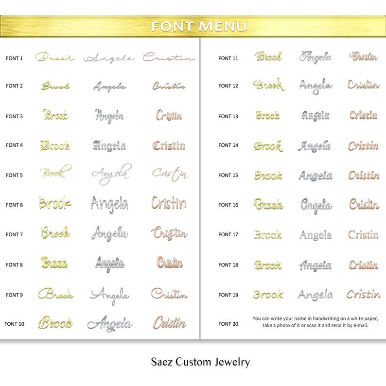 Custom Engraved Name Earrings - Personalized Script Stud Earrings - Argesteel