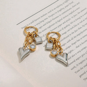 Heart Lock Earrings for Women - Argesteel