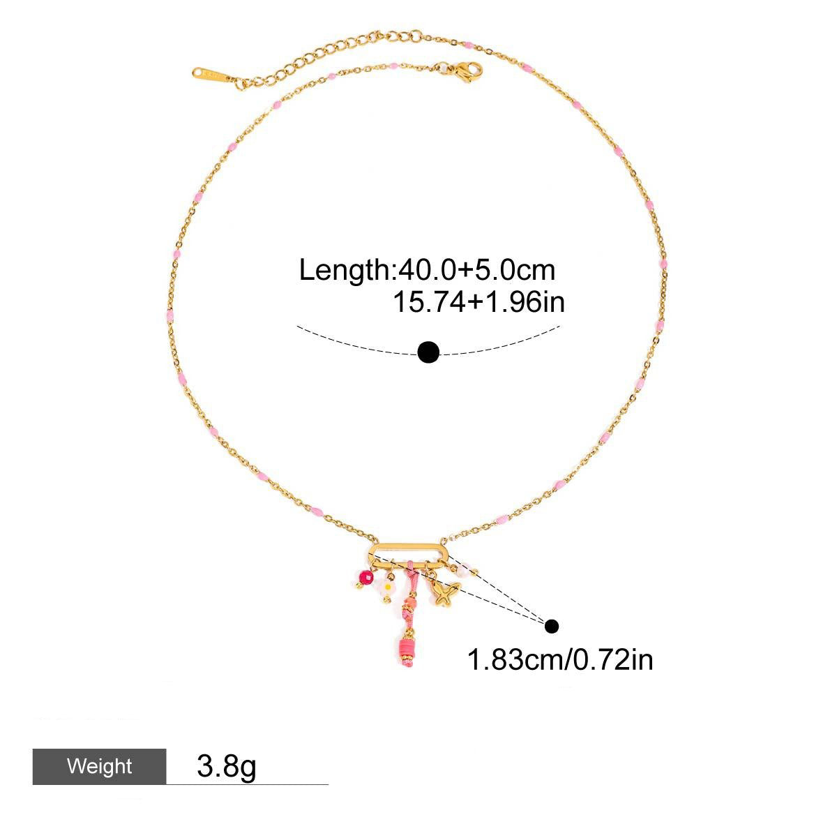 MOM Heart Butterfly Necklace – 18K Gold Plated Gift | Argesteel