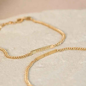 Custom Name Bracelet in 925 Sterling Silver - Personalized Light Luxury Design