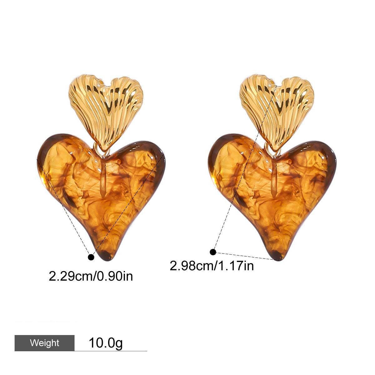 Heart Earrings for Women - Argesteel