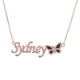 Butterfly Custom Name Necklace for Women - Argesteel