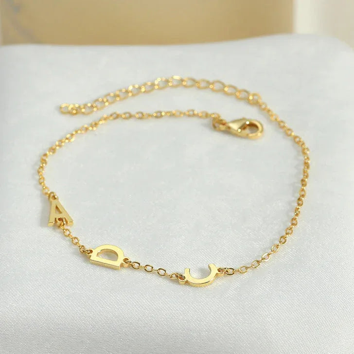 Signature Whisper – Personalized Custom Name Simple Style Bracelet