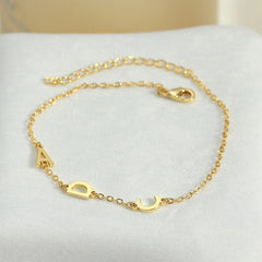 Signature Whisper Bracelet – Personalized Custom Name Simple Design