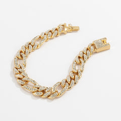 Urban Spark Bracelet – Trendy Personalized Simple Design with Diamond Inlays