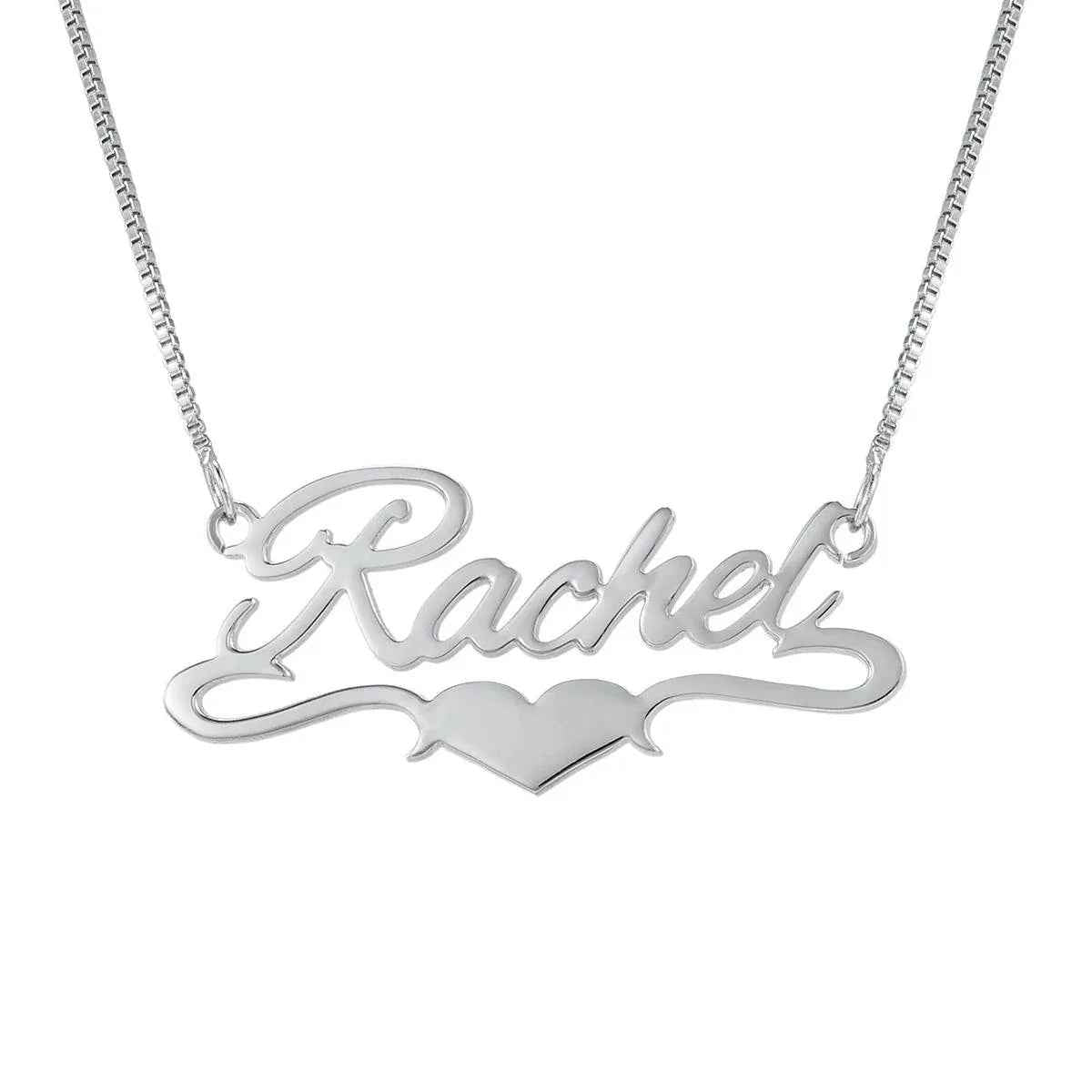 Classic Custom Name Necklace – Personalized Silver Name Necklace 925 Jewelry Gift