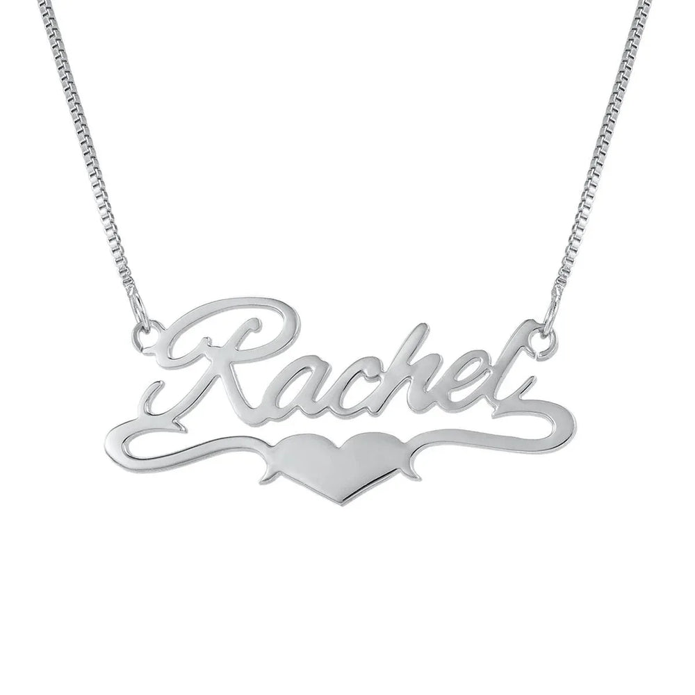 Classic Custom Name Necklace – Personalized Silver 925 Jewelry Gift - Argesteel