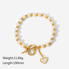 Lustre Link styled for stacking or solo wear in elegant looks