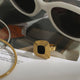 Geometric Texture Ring – 18K Gold Plated Classic Fashion | Argesteel